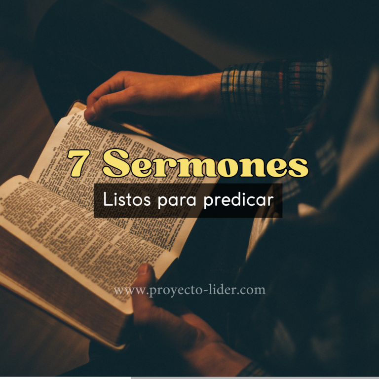 SERMONES Escritos Listos Para PREDICAR Proyecto Lider