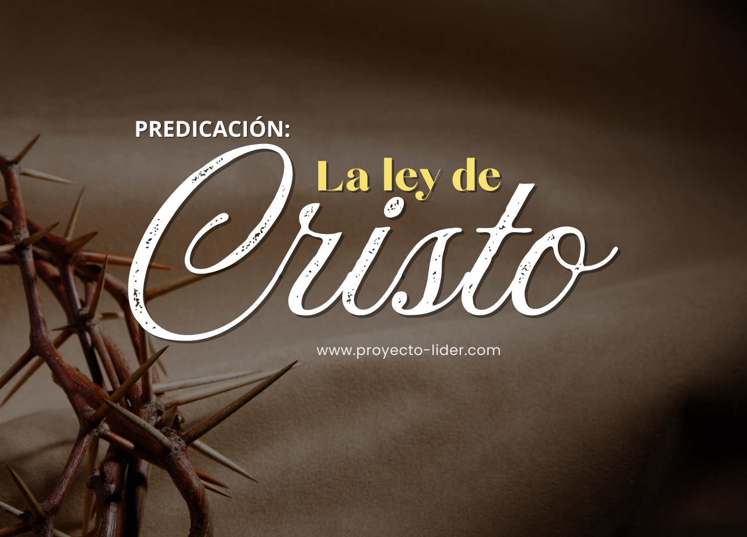 Predica cristiana escrita sobre la ley de Cristo