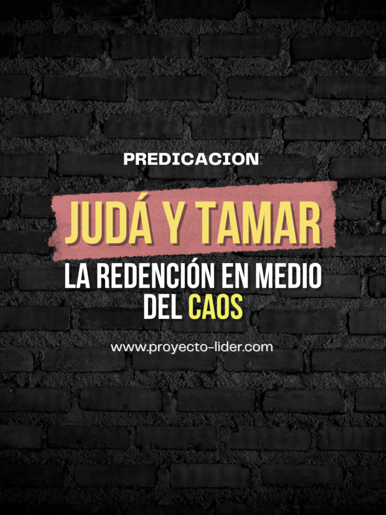 PREDICA JUDA Y TAMAR